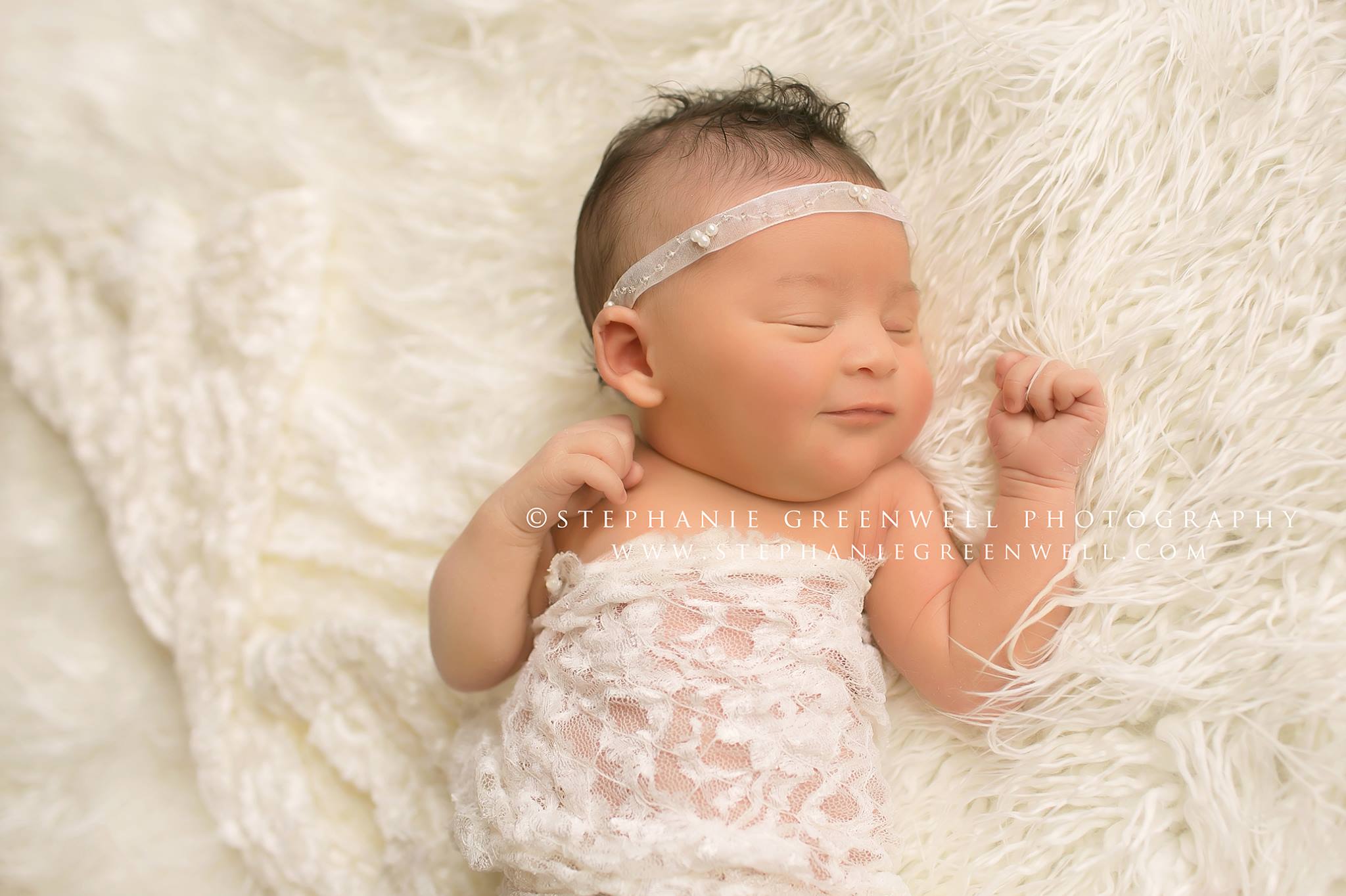 newborn girl cream backdrop circa hair kennett stephanie greenwell southeast missouri photographer