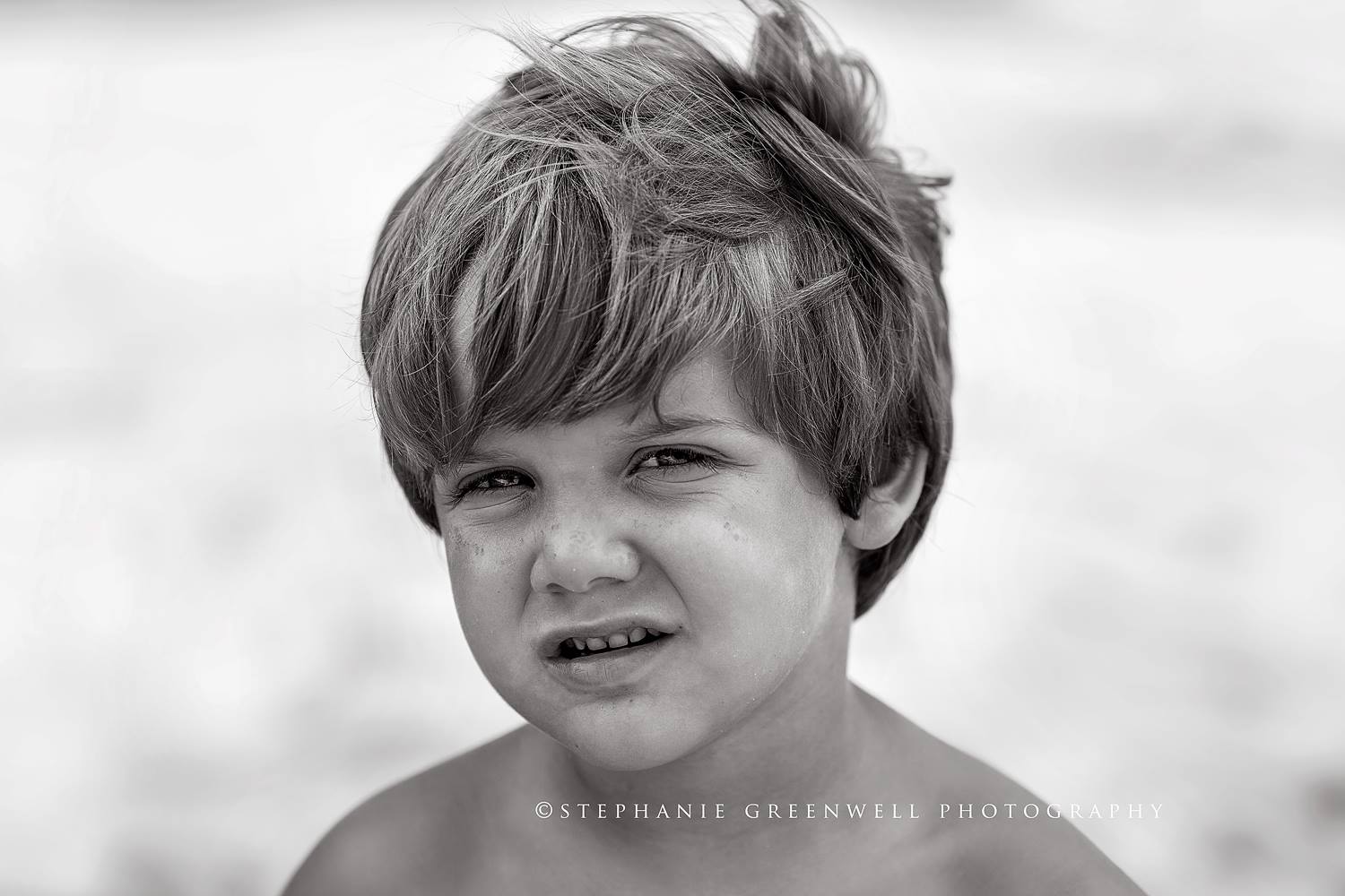 beach photography perdido key destin florida black and white bw boy stephanie greenwell photography