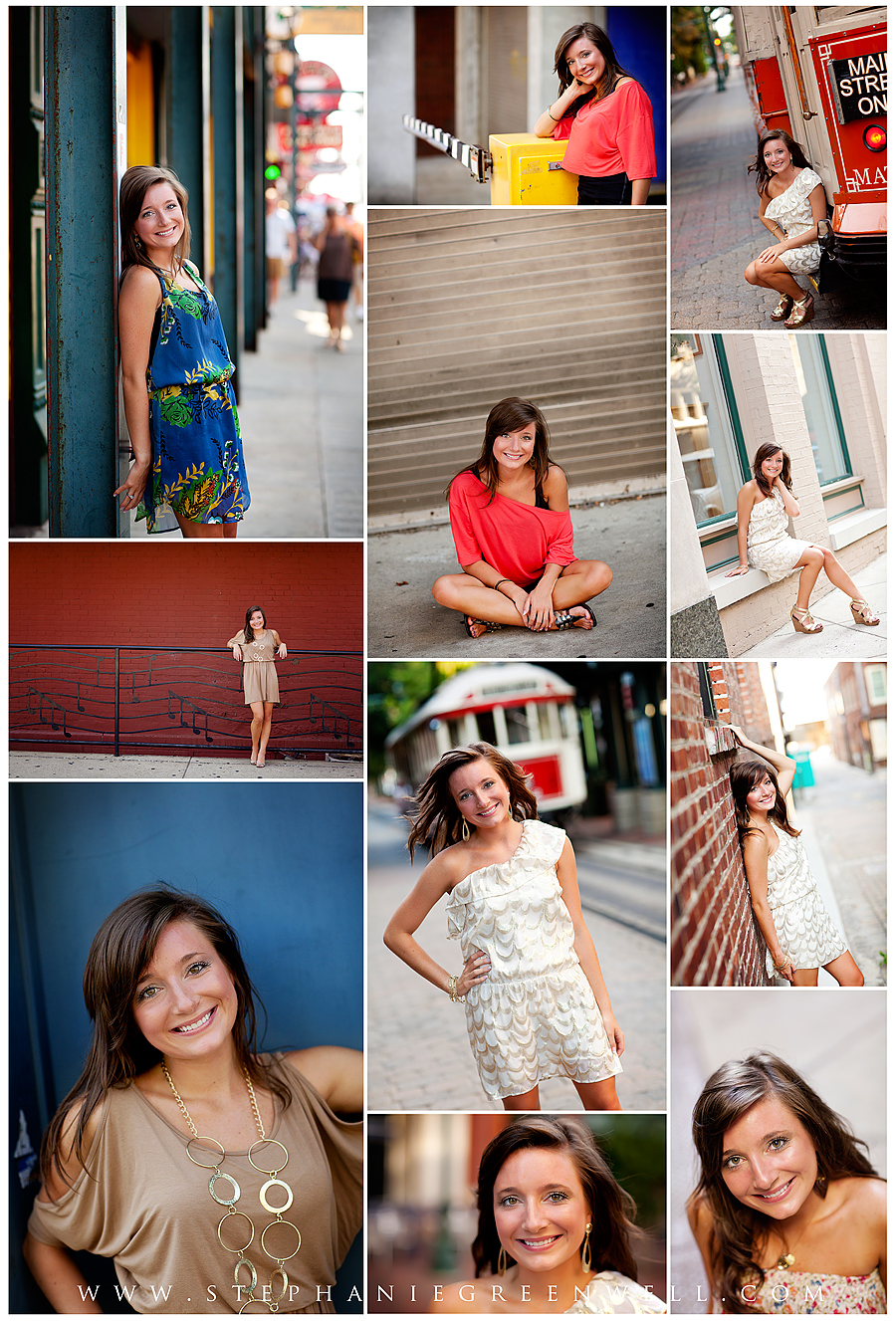 memphis tennessee beale street senior photography pictures stephanie greenwell