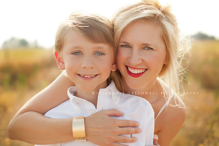 bean family grove peach orchard missouri stephanie greenwell mother and son