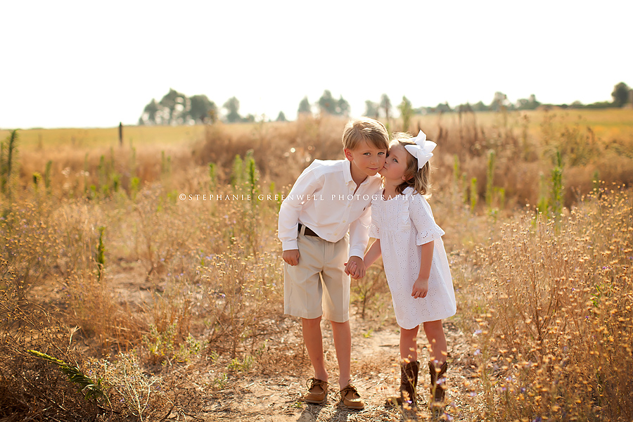 bean kids kissing grove peach orchard missouri stephanie greenwell