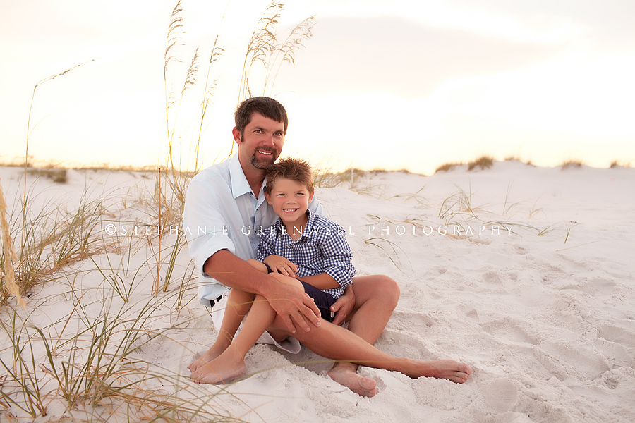 gatewood dad and son destin florida beach photography sand dunes stephanie greenwell photography