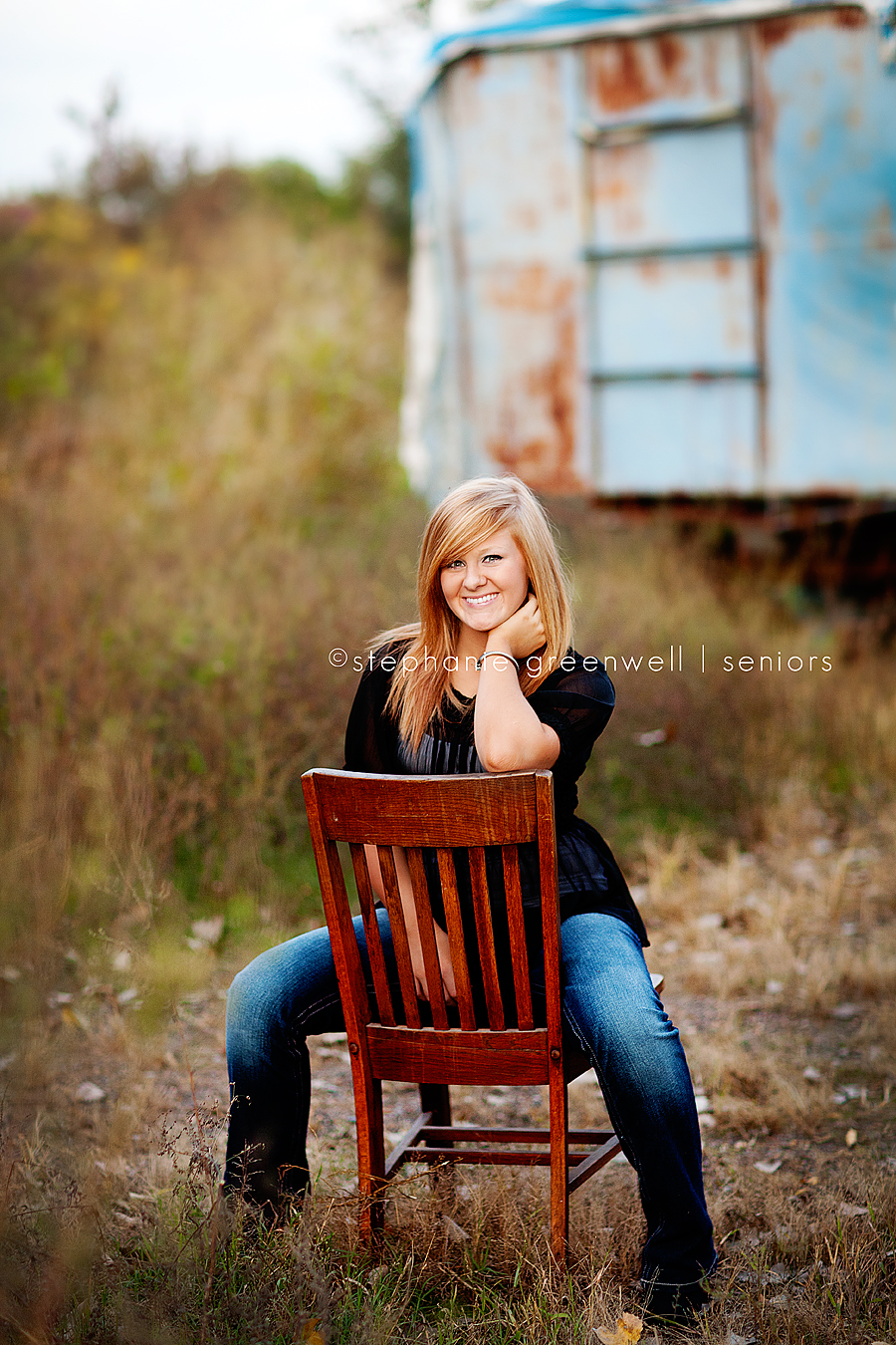 caruthersville missouri senior chair redhead field southeast missouri photography