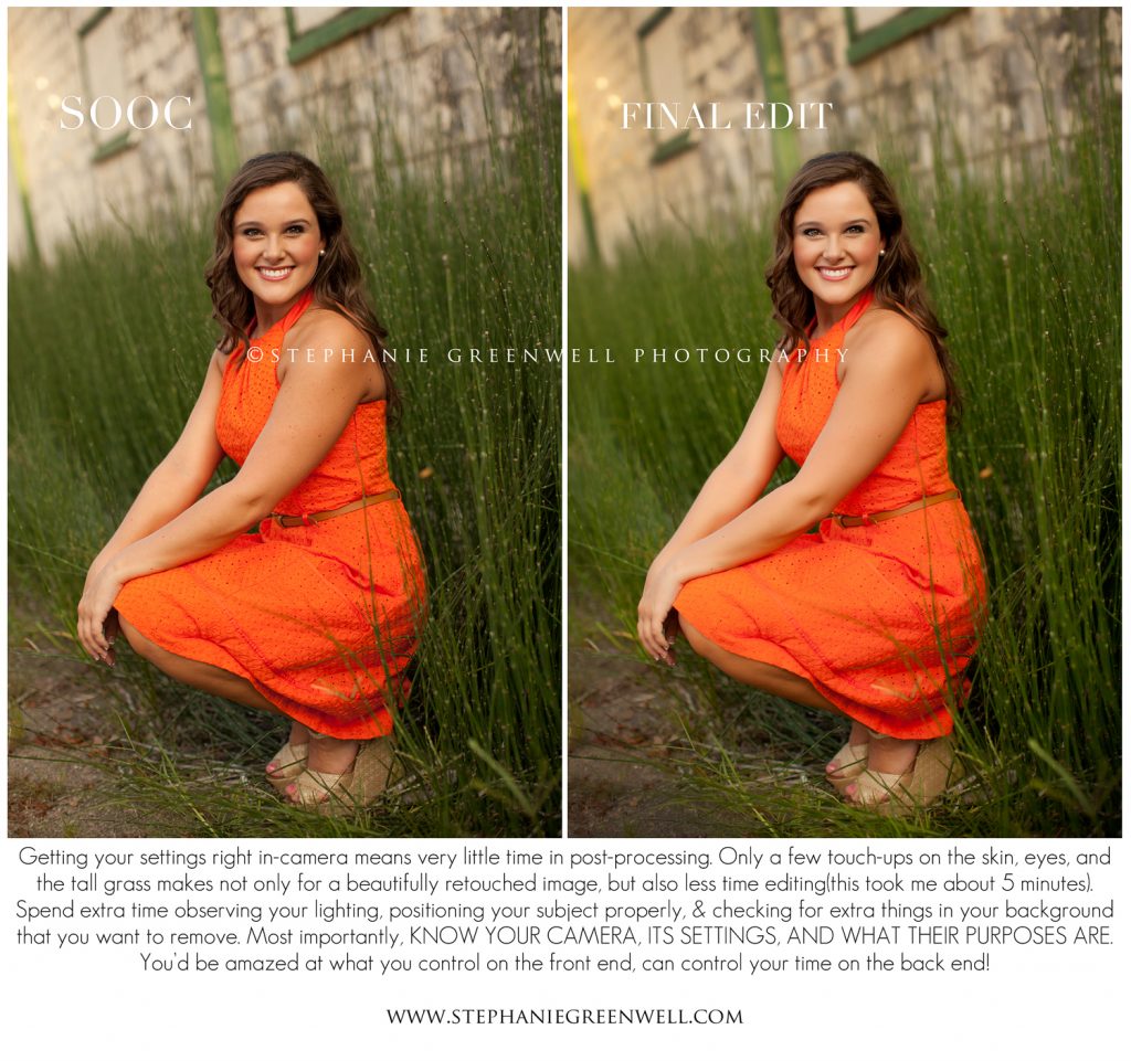 before and after senior photography tips southeast missouri photographer stephanie greenwell