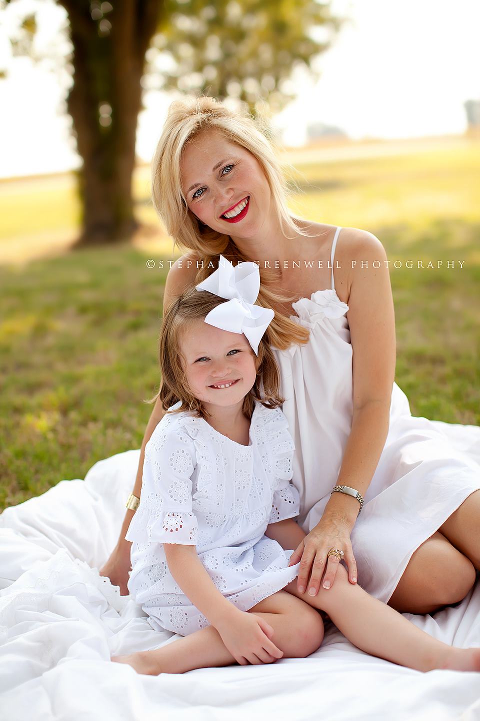 mother and daughter blanket grove field bean peach orchard kennett missouri